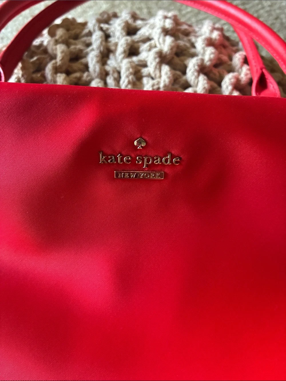 Kate Spade Garnet Red Phoebe Double-Handle Tote